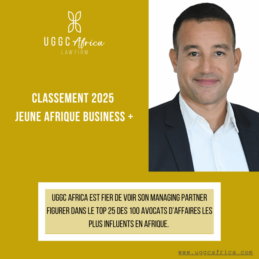 Ali Bougrine, Managing Partner d’UGGC Africa, classé 23ᵉ au “100 Legal Powerlist 2025” de Jeune Afrique Business+