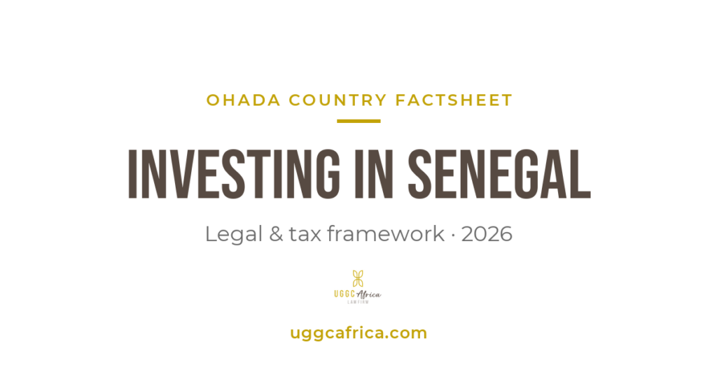 Investing in Senegal — UGGC Africa country factsheet