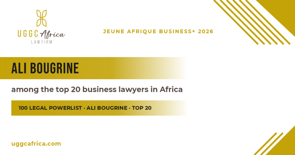 Ali Bougrine — Jeune Afrique Business+ 2026, Top 20 Legal Powerlist
