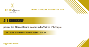 Ali Bougrine — Jeune Afrique Business+ 2026, Top 20 du Legal Powerlist